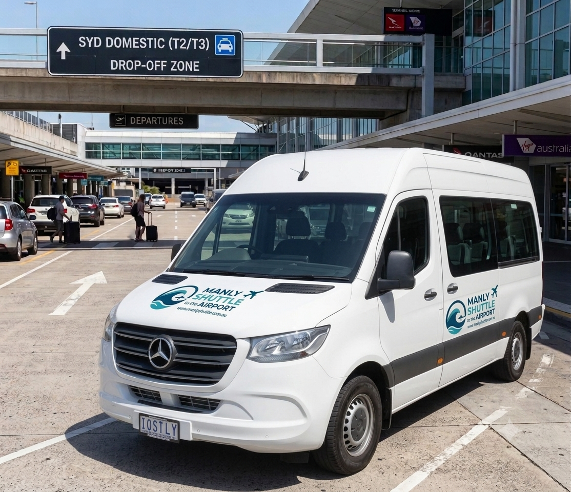 Private airport transfer 7 seater Manly Northern Beaches